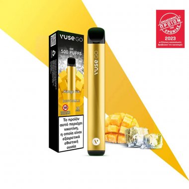 VUSE GO Vape Pen ηλεκτρονικό τσιγάρο μιας χρήσης Mango ICE 20mg
