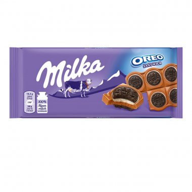 Milka σοκολάτα με μπισκότο Oreo Sandwich 92gr