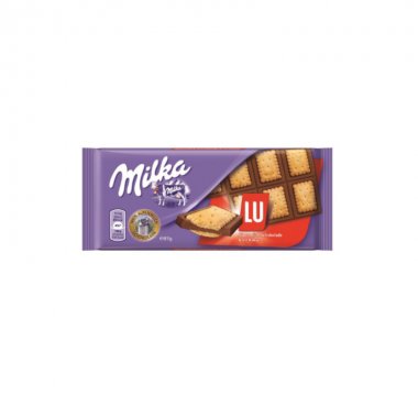 Milka σοκολάτα LU με μπισκότο 87gr