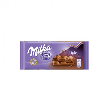 Milka σοκολάτα Triple choco cocoa 90gr
