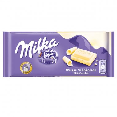Milka σοκολάτα White λευκή 100gr