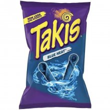 Takis Blue Heat Tortilla chips με γεύση Lime και καυτερό Chilli 90gr