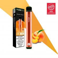 VUSE GO Vape Pen ηλεκτρονικό τσιγάρο μιας χρήσης Creamy Peach 10mg