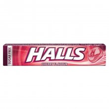 Halls καραμέλες σωληνάρι Cherry κεράσι 32gr