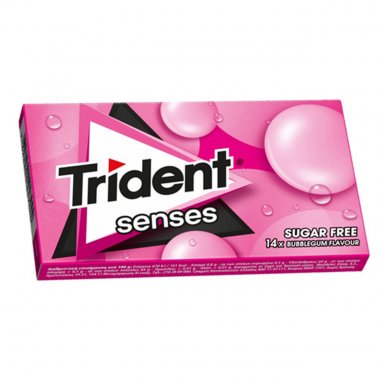 Trident Senses τσίχλες Τσιχλόφουσκα  Bubble mint gums