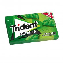 Trident Senses τσίχλες Δυόσμος Rainforest mint gums