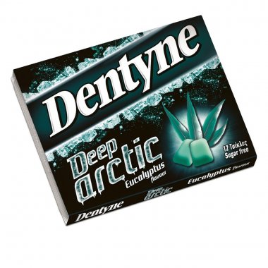 Dentyne Deep arctic τσίχλες Eucalyptus με γεύση ευκάλυπτο χωρίς ζάχαρη 16,8gr