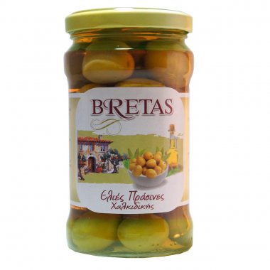 Bretas ελιές Πράσινες ολόκληρες 300gr