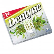 Dentyne τσίχλες Green tea με γεύση πράσινο τσάι χωρίς ζάχαρη 16,8gr