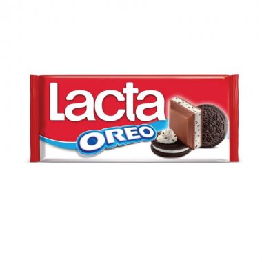 Lacta σοκολάτα γάλακτος με μπισκότο Oreo 105gr