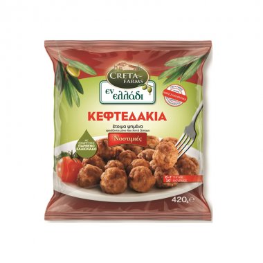 Creta farms εν Ελλάδι κεφτεδάκια με ελαιόλαδο κατεψυγμένα 420gr