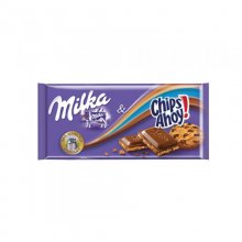 Milka σοκολάτα με κομμάτια μπισκότου Chips ahoy 100gr