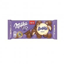 Milka σοκολάτα λευκή Bubbly white 95gr