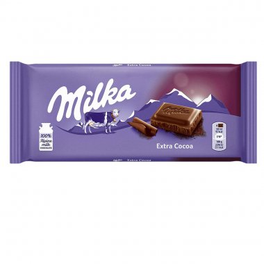 Milka σοκολάτα μαύρη με Extra Cocoa 100gr
