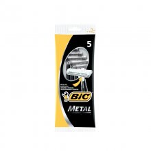 Ξυραφάκια μονής λεπίδας Bic metal 5 τεμαχίων