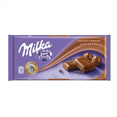 Milka σοκολάτα με πραλίνα Noisette 100gr
