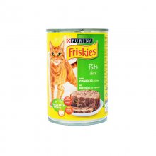 Friskies Pate πατέ τροφή για γάτες σε κονσέρβα με κουνέλι και λαχανικά 400gr