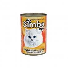 Simba γατοτροφή σε κονσέρβα με κοτόπουλο 415gr