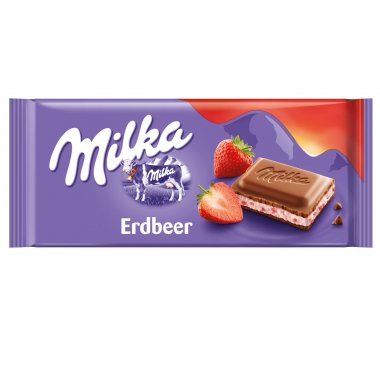 Milka σοκολάτα με φράουλα και γιαούρτι Strawberry Yoghurt 100gr