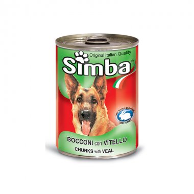 Simba σκυλοτροφή σε κονσέρβα με κρέας 1230gr