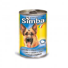 Simba σκυλοτροφή σε κονσέρβα με κοτόπουλο και γαλοπούλα 1230gr