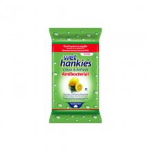 Υγρά μαντηλάκια ΜΕΓΑ Wet Hankies antibacterial lemon 15τεμ