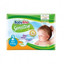 Babylino Sensitive Mini Νο2 (3-6kg) πάνες μωρού 26 τεμάχια