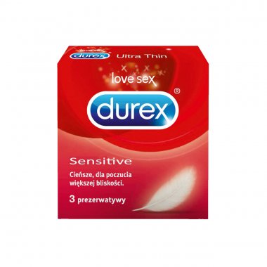 Durex Sensitive Thin Feel  προφυλακτικά 3 τεμαχίων