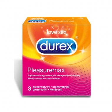 Durex Pleasure Max προφυλακτικά 3 τεμαχίων