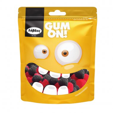 Ζελεδάκια Λάβδας Gum On Berries βατόμουρα 90gr