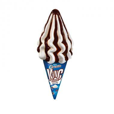 Algida παγωτό Cornetto King Cone βανίλια πύραυλος