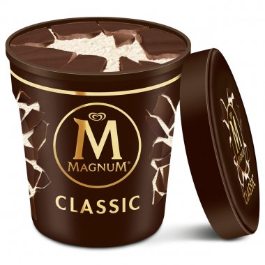 Algida παγωτό Magic Crack Classic κύπελλο με γεύση κλασική