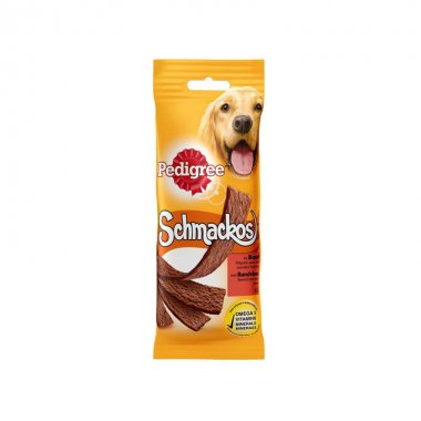 Pedigree Schmackos λιχουδιά για σκύλους με μοσχάρι 43gr