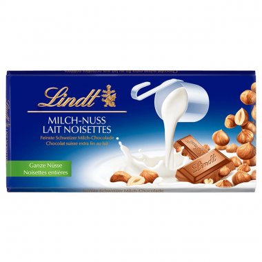 Lindt Swiss σοκολάτα υγείας Noir-Noisettes με ολόκληρα φουντούκια 100gr