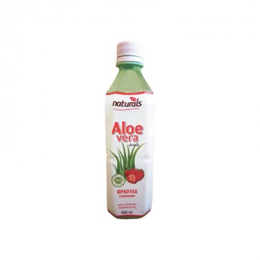 Naturals ρόφημα aloe vera με χυμό φράουλα 500ml