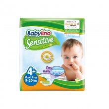 Babylino Sensitive Maxi Νο4 (7-18kg) πάνες μωρού 20 τεμάχια