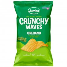 Jumbo Crunchy Waves chips κυματιστά πατατάκια με ρίγανη 