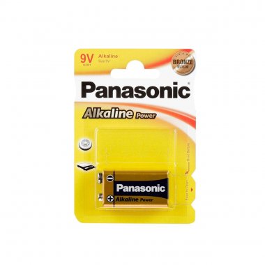 Μπαταρίες Panasonic αλκαλικές Alkaline Power 9V