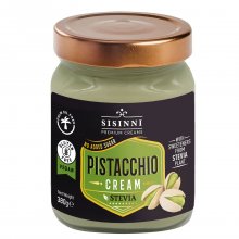 SISINNI Premium κρέμα με κελυφωτό φιστίκι PISTACCHIO CREAM με στέβια χωρίς γλουτένη