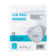 Μάσκα Προστασίας μιας χρήσης ICE PRO MASK FFP2 | ΚΝ95 λευκή
