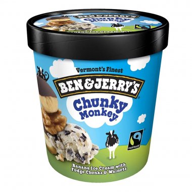 Ben and Jerry's παγωτό Chunky Monkey κύπελλο μεγάλο