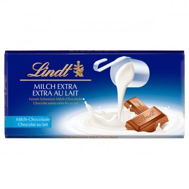 Lindt Swiss σοκολάτα γάλακτος Extra au Lait 100gr