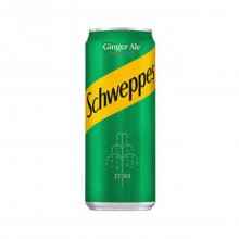Schweppes Ginger Ale ανθρακούχο αναψυκτικό γεύση ginger 330ml