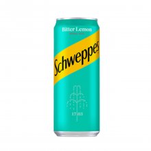 Schweppes Bitter Lemon ανθρακούχο αναψυκτικό με γεύση λεμονιού 330ml