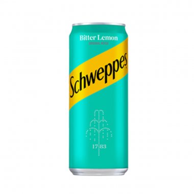 Schweppes Bitter Lemon ανθρακούχο αναψυκτικό με γεύση λεμονιού 330ml
