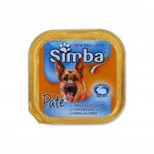 Simba pate τροφή για σκύλους με κοτόπουλο και συκώτι 150gr