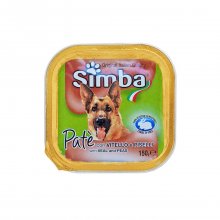 Simba pate τροφή για σκύλους με μοσχάρι και μπιζέλι 150gr