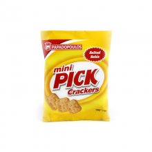 Παπαδοπούλου mini pick crackers κλασικά με αλάτι 70gr