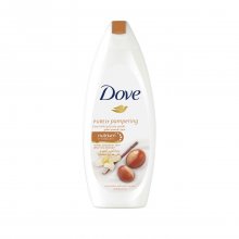 Αφρόλουτρο Dove Purely Pampering Shea Butter με βανίλια και βούτυρο καριτέ