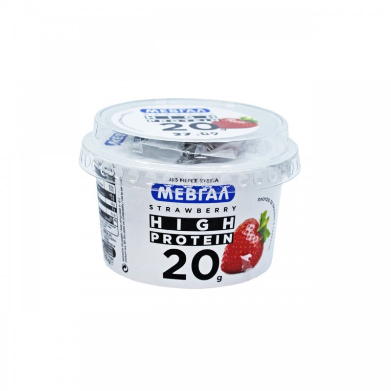 Μεβγάλ επιδόρπιο γιαουρτιού High Protein με Φράουλα 200gr 24hr.gr το